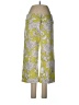 Harold's Floral Yellow Casual Pants Size 6 - photo 1