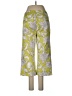 Harold's Floral Yellow Casual Pants Size 6 - photo 2