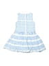 Lands' End 100% Cotton Stripes Blue Dress Size 2T - photo 2