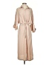 Max Studio 100% Polyester Solid Tan Casual Dress Size M - photo 1