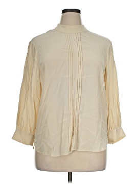 Amour Vert 3/4 Sleeve Silk Top