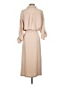 Max Studio 100% Polyester Solid Tan Casual Dress Size M - photo 2