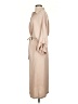 Max Studio 100% Polyester Solid Tan Casual Dress Size M - photo 5