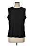 Alia 100% Polyester Black Sleeveless T-Shirt Size L - photo 1