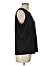 Alia 100% Polyester Black Sleeveless T-Shirt Size L - photo 4