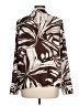 Jones & Co 100% Polyester Print Brown Long Sleeve Blouse Size L - photo 2