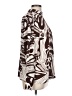 Jones & Co 100% Polyester Print Brown Long Sleeve Blouse Size L - photo 4
