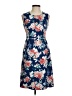 Lands' End Floral Blue Cocktail Dress Size 2 - photo 1
