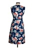 Lands' End Floral Blue Cocktail Dress Size 2 - photo 2