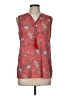 St. John's Bay Red Sleeveless Blouse Size M - photo 1