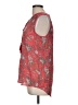 St. John's Bay Red Sleeveless Blouse Size M - photo 5