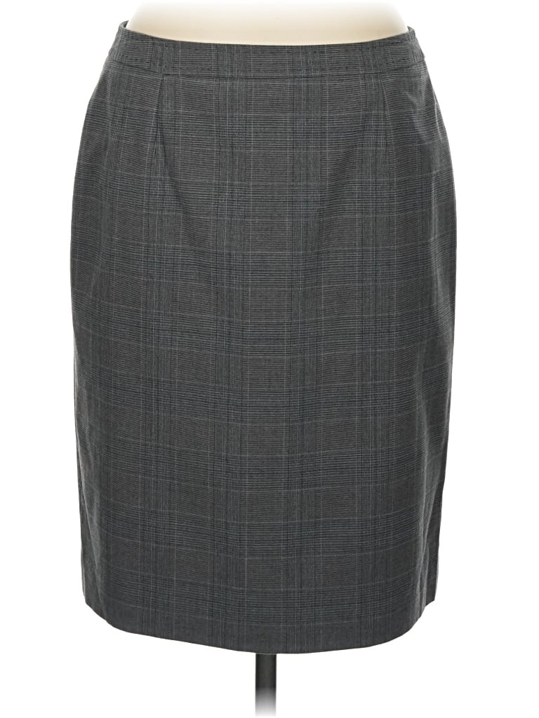 Pre-owned Unbranded Formal Skirt In Gray