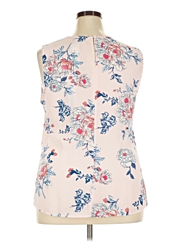 Pale Sky Sleeveless Blouse (view 2)
