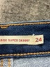 Levi's Solid Blue Jeans Size 24 waist - photo 7