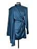 Ronny Kobo 100% Polyester Solid Blue Cocktail Dress Size M - photo 1