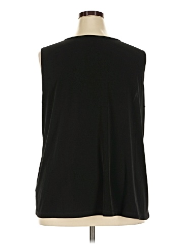 Susan Graver Sleeveless T-Shirt (view 2)