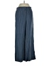 Nic + Zoe Stripes Blue Linen Pants Size 2 - photo 1