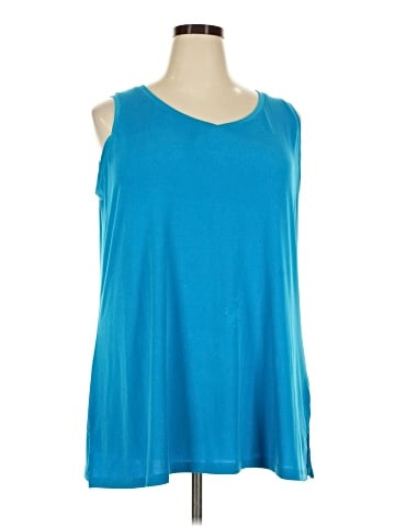 Susan Graver Sleeveless T-Shirt (view 1)