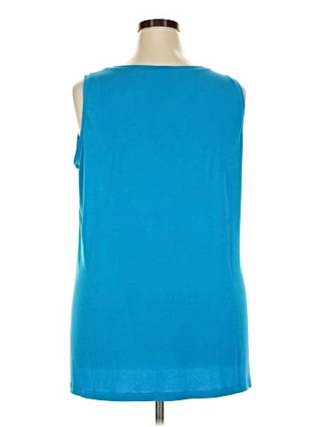 Susan Graver Sleeveless T-Shirt (view 2)