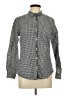 Old Navy 100% Cotton Houndstooth Gray Long Sleeve Button-Down Shirt Size L - photo 1