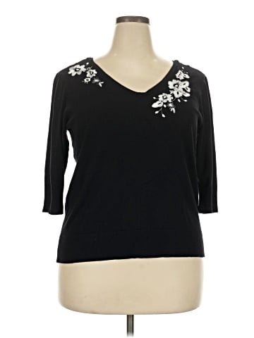 Roz & Ali 3/4 Sleeve Top (view 1)