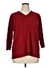 Karen Scott 100% Acrylic Burgundy Pullover Sweater Size 1X - photo 1