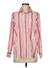 J.Crew Stripes Red Long Sleeve Blouse Size 8 (petite) - photo 1