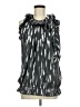 SoCa by St. John Silver Sleeveless Blouse Size M - photo 1