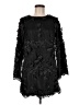 Eva Franco 100% Polyester Black 3/4 Sleeve Top Size 6 - photo 1
