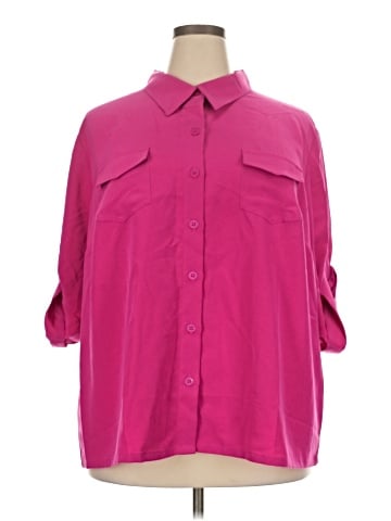 Susan Graver 3/4 Sleeve Blouse (view 1)