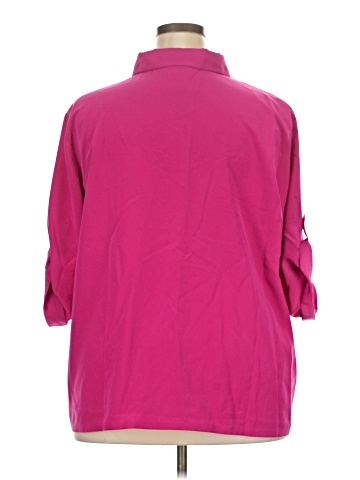 Susan Graver 3/4 Sleeve Blouse (view 2)