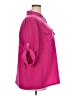 Susan Graver 100% Polyester Solid Pink 3/4 Sleeve Blouse Size 2X - photo 4