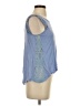 Eyeshadow 100% Viscose Blue Sleeveless Blouse Size S - photo 4