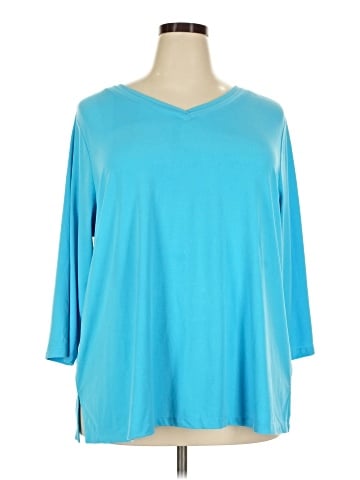 Susan Graver 3/4 Sleeve T-Shirt (view 1)