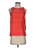 J.Crew 100% Cotton Red Sleeveless Blouse Size 4 - photo 1