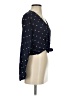 Rails 100% Rayon Polka Dots Black Long Sleeve Blouse Size S - photo 4