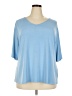 Susan Graver Blue 3/4 Sleeve T-Shirt Size 2X - photo 1