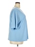 Susan Graver Blue 3/4 Sleeve T-Shirt Size 2X - photo 4
