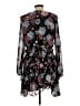 Dee Elly 100% Polyester Floral Black Cocktail Dress Size L - photo 2