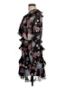 Dee Elly 100% Polyester Floral Black Cocktail Dress Size L - photo 5