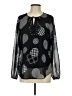 Christopher & Banks Black Long Sleeve Blouse Size S - photo 1