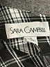 Sara Campbell Plaid Black Casual Dress Size M - photo 7