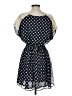 Eyeshadow Polka Dots Blue Casual Dress Size S - photo 2