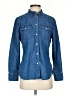 J.Crew 100% Cotton Blue Long Sleeve Button-Down Shirt Size 4 - photo 1