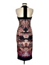 Bebe 100% Polyester Paisley Multi Color Black Cocktail Dress Size S - photo 2