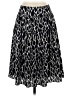St. John Collection Print Black Casual Skirt Size 2 - photo 1