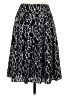 St. John Collection Print Black Casual Skirt Size 2 - photo 2