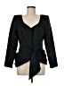 Lillie Rubin 100% Polyester Solid Black Blazer Size 8 - photo 1
