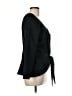 Lillie Rubin 100% Polyester Solid Black Blazer Size 8 - photo 4