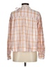Ulla Johnson 100% Cotton Plaid Orange Long Sleeve Blouse Size 6 - photo 2